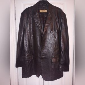 NEW! Soft Leather Sports Coat/ Blazer